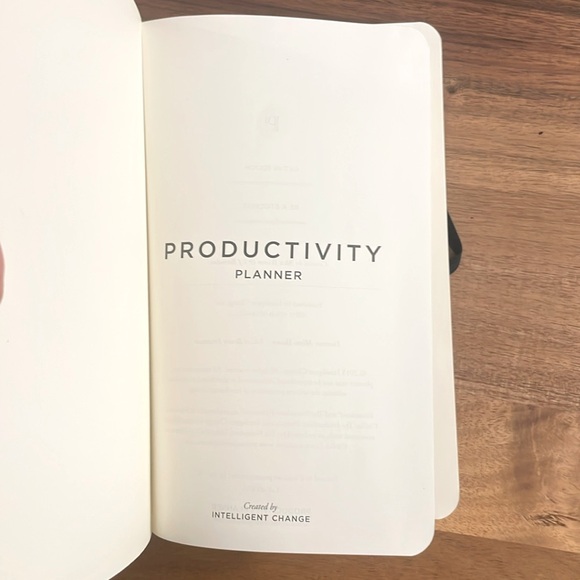New Productivity Planner by Intelligent Change - Picture 3 of 9